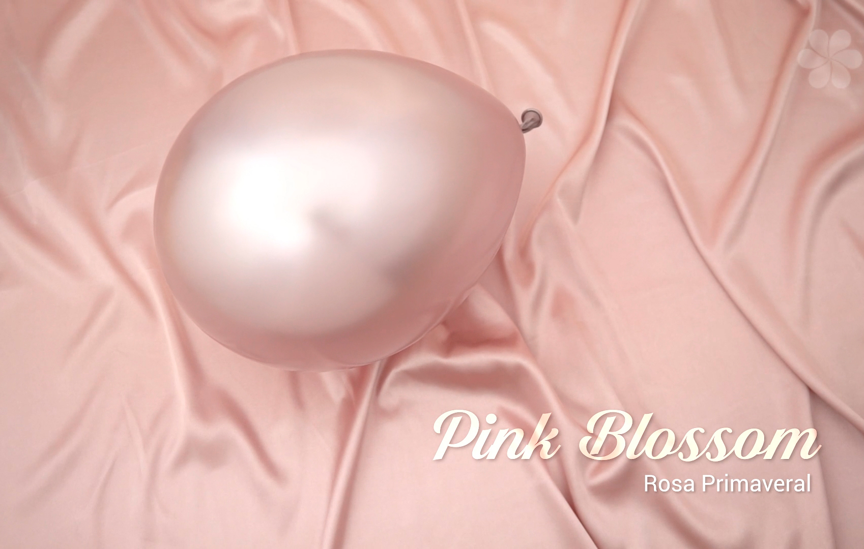 Шар (12''/30 см), Розовый цветок (809), шелк, 12 шт.