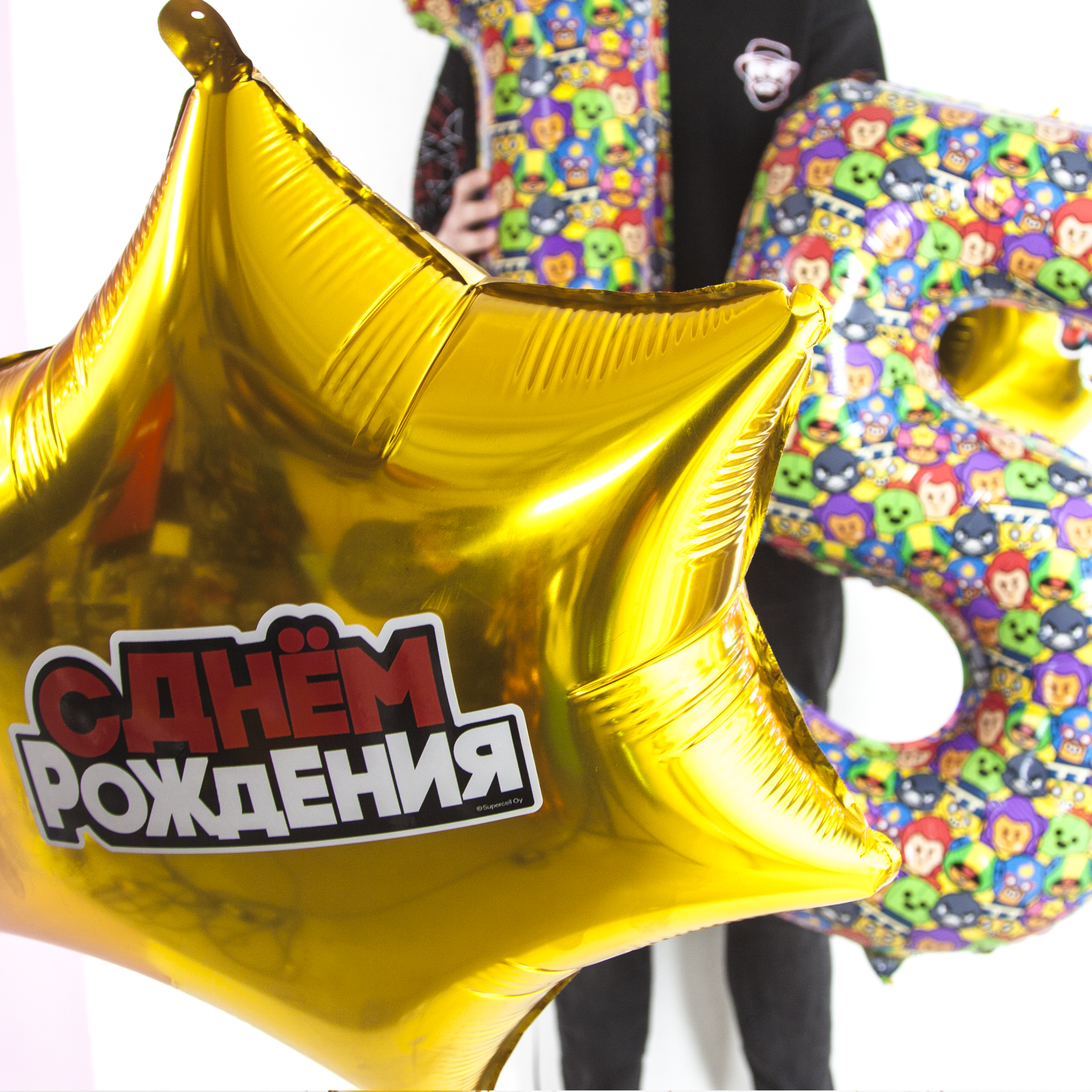 Наклейки Game Party, 27,5*38 см, 5 шт.