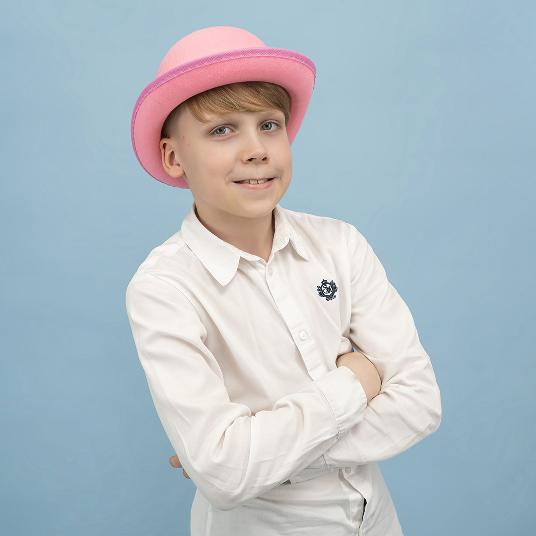 Шляпа Котелок, фетр, Розовый, 56-58 разм., 1 шт. 