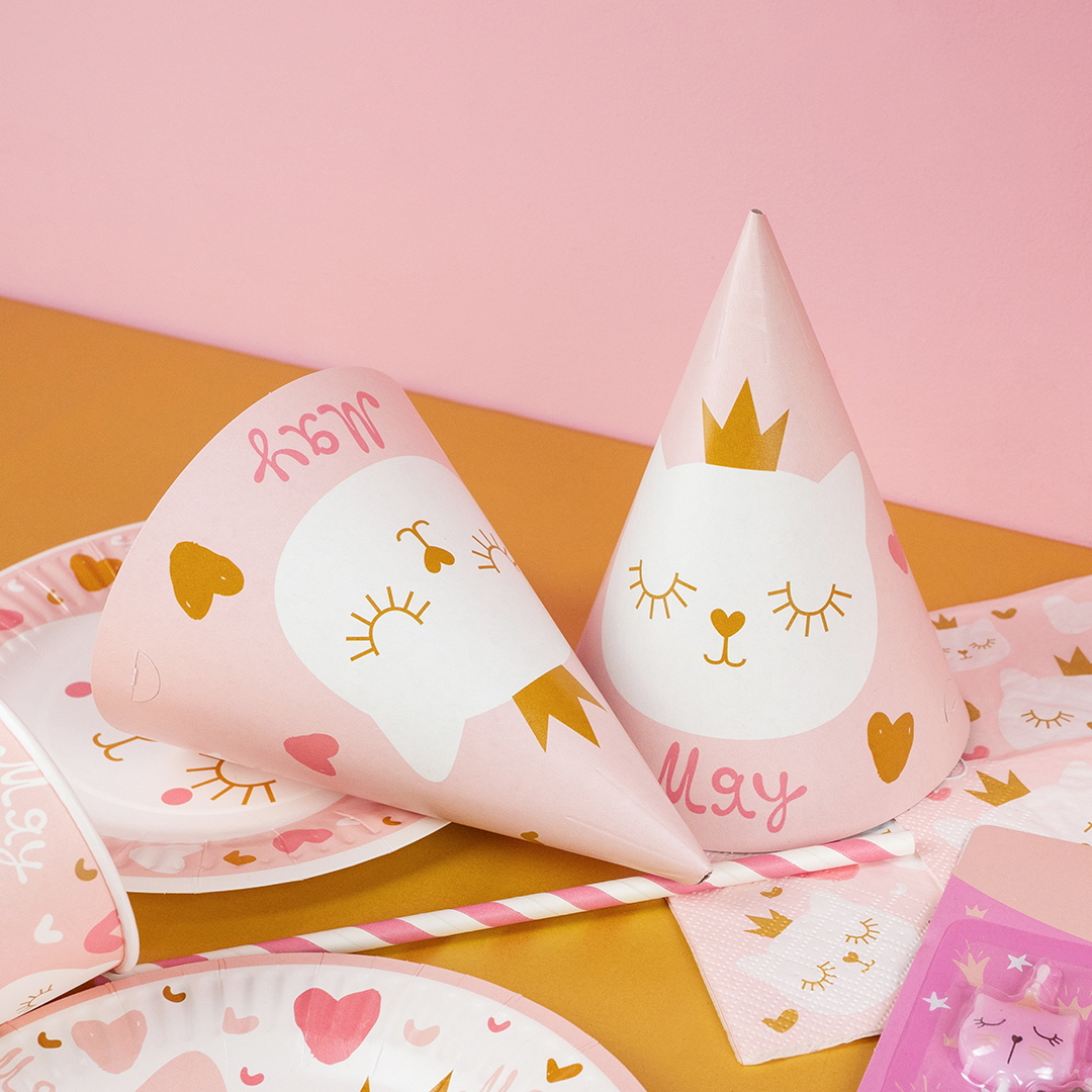 Колпаки, Котенок Принцесса, 6 шт. в упак. 