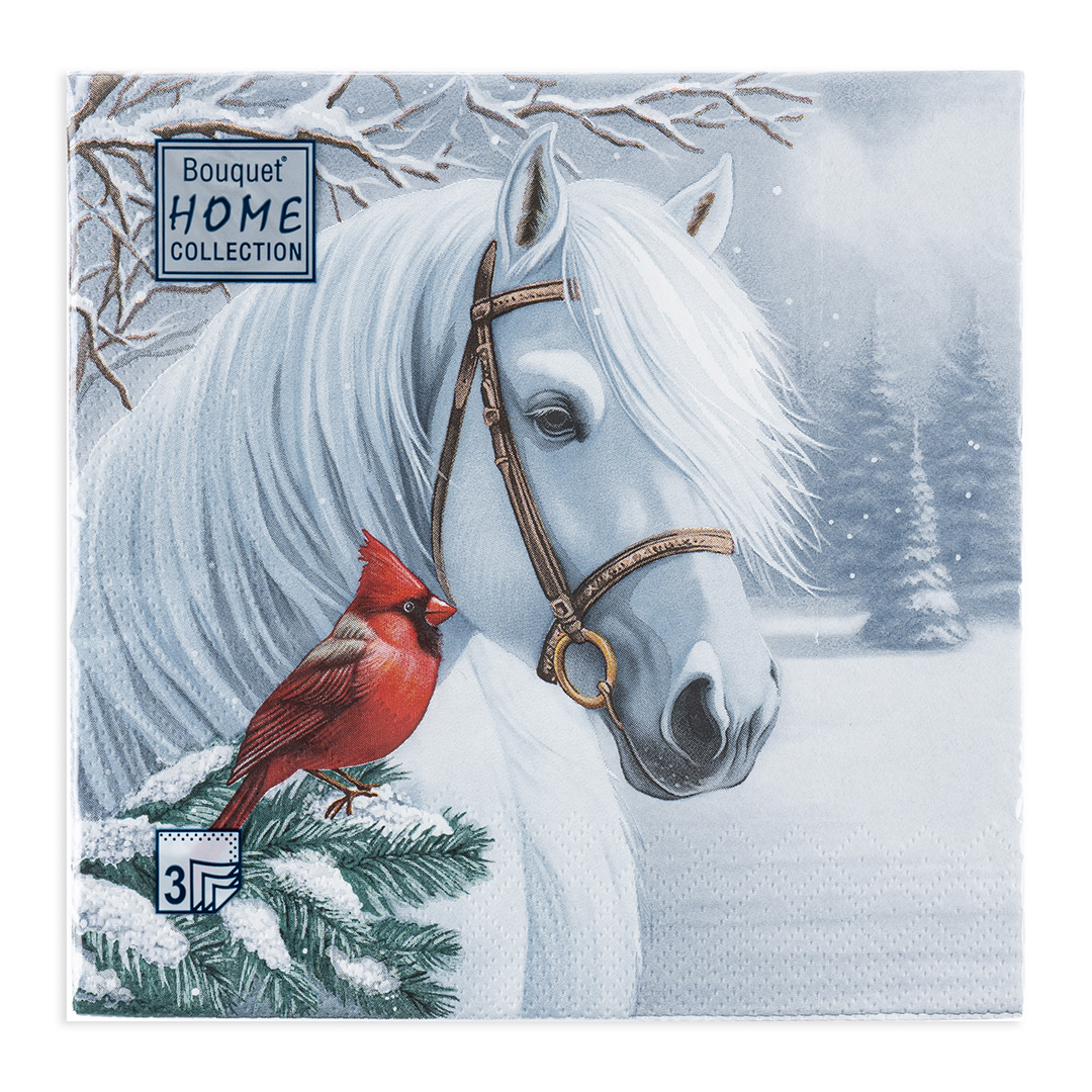 Сервировочные салфетки, Волшебная лошадь, 33*33 см, 20 шт.