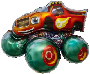 Шар (35''/89 см) Фигура, Джип, 1 шт. в уп.