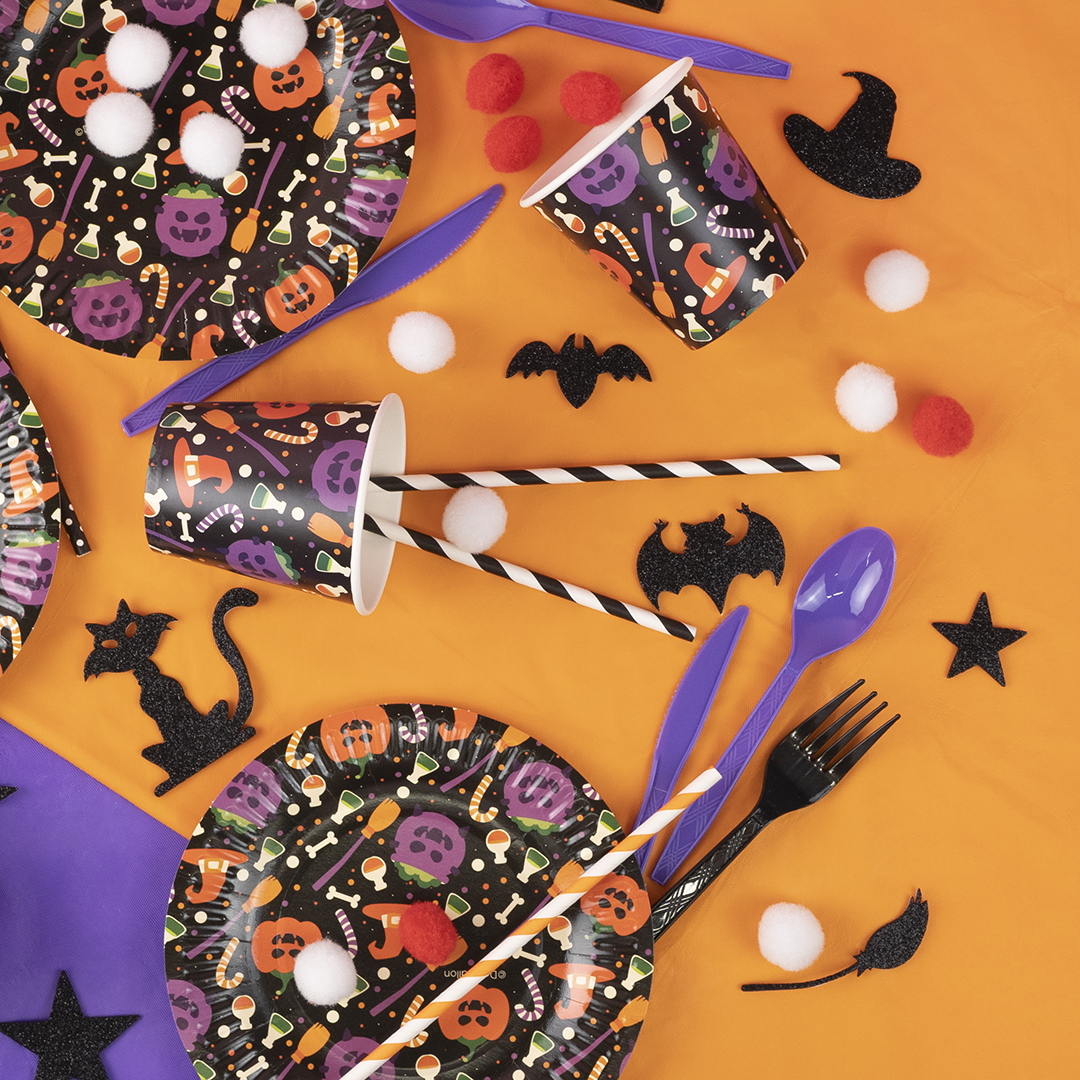 Стаканы (250 мл) Яркий Хэллоуин, 6 шт.