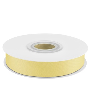 Лента атласная (1,2 см*22,85 м) Нежно-желтый, 1 шт.