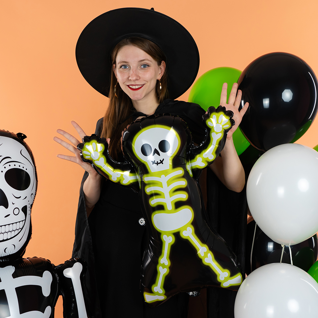 Шар (30''/76 см) Фигура, Скелет, 1 шт.