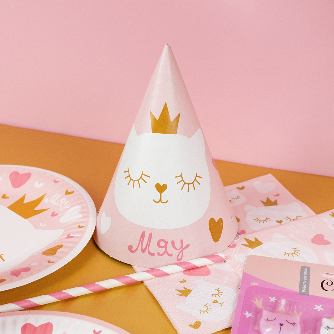 Колпаки, Котенок Принцесса, 6 шт. в упак. 