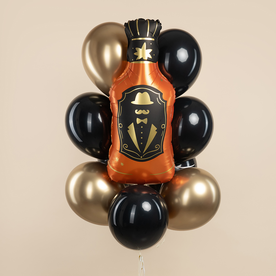 Шар (34''/86 см) Фигура, Бутылка Виски, 1 шт. в уп.