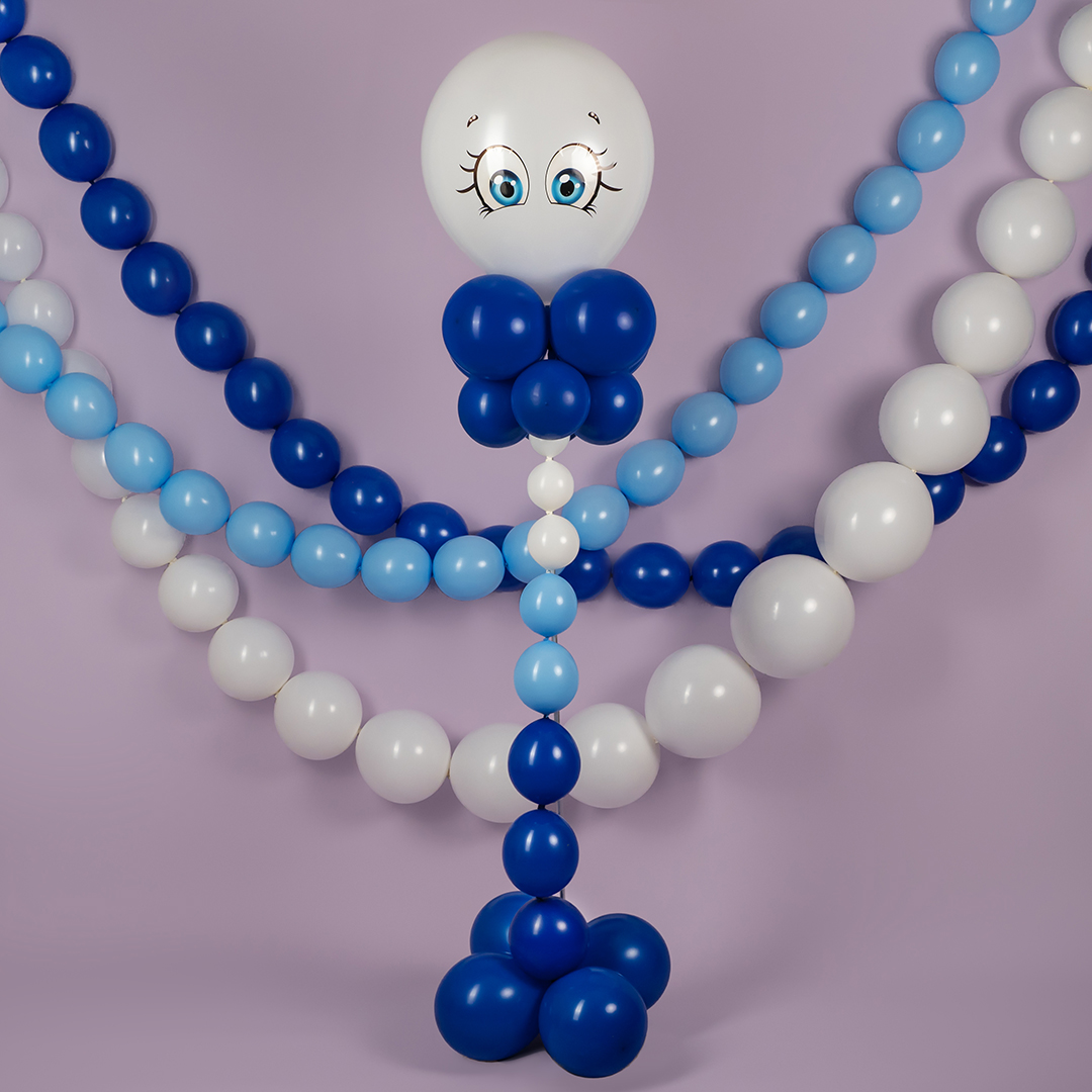 Шар (6''/15 см) Линколун, Темно-синий, пастель, 100 шт.