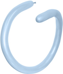 Шар (2''/5 см) ШДМ, Нежно-голубой (640), макарунс, 100 шт.