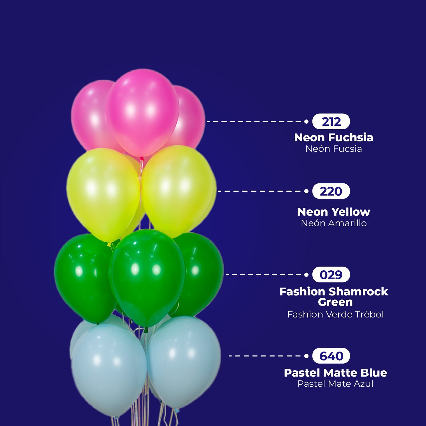 Шар (12''/30 см), Нежно-голубой (640), макарунс, 50 шт.