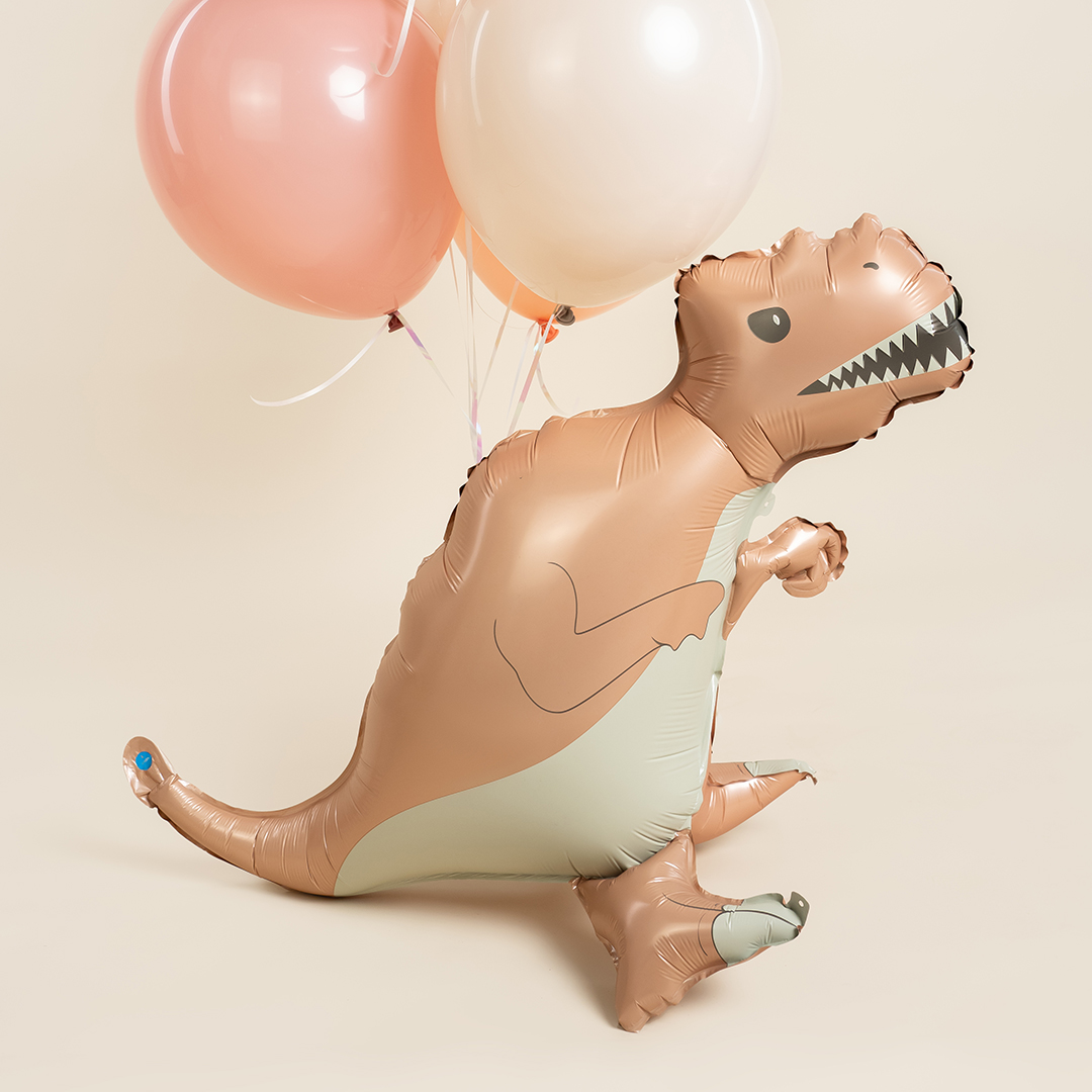 Шар (37''/94 см) Фигура 3D, Динозавр Тираннозавр, Сатин, 1 шт.