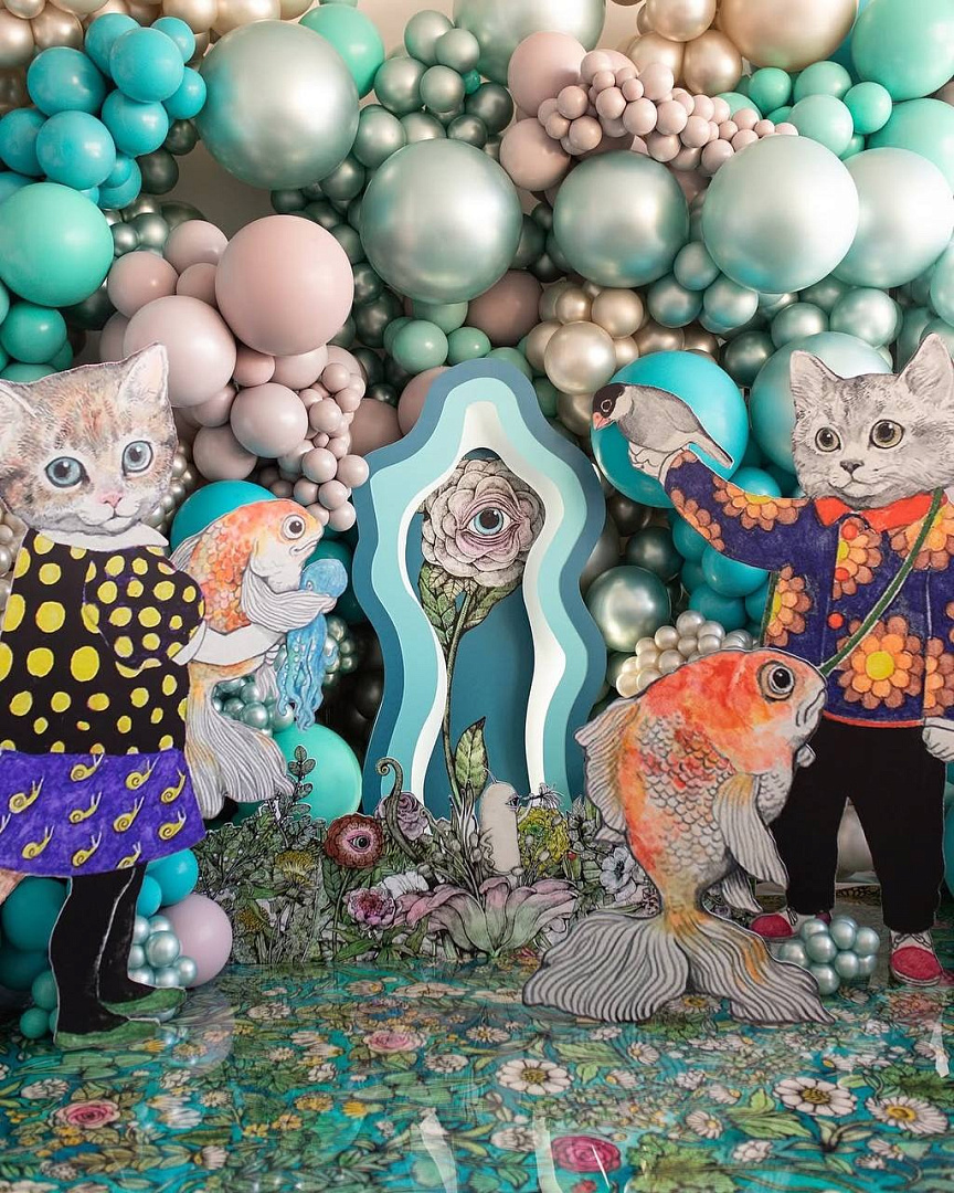 Шар (12''/30 см), Свежая мята (826), шелк, 50 шт.