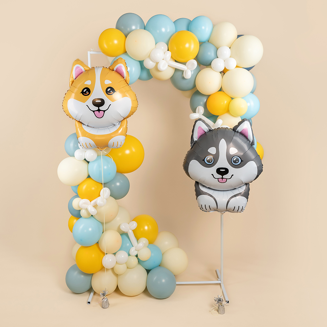 Шар (32''/81 см) Фигура, Хаски, 1 шт. в уп.