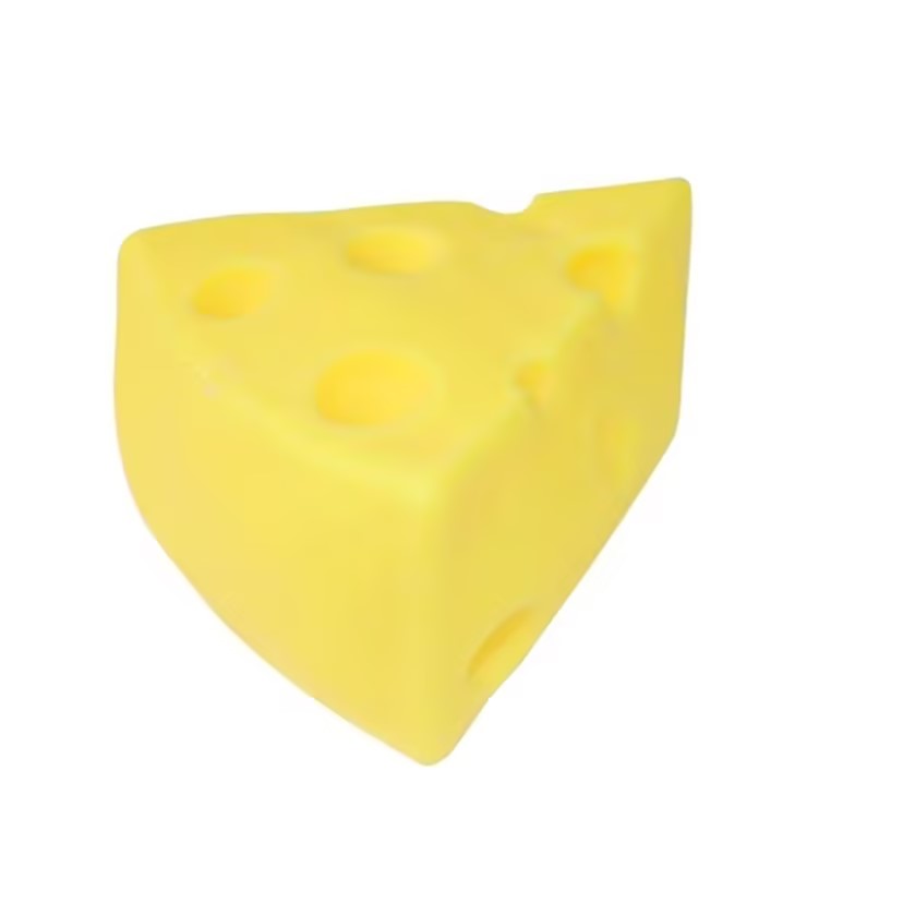 Игрушка - сквиш, Сыр, Желтый, 6*6 см, 1 шт. 