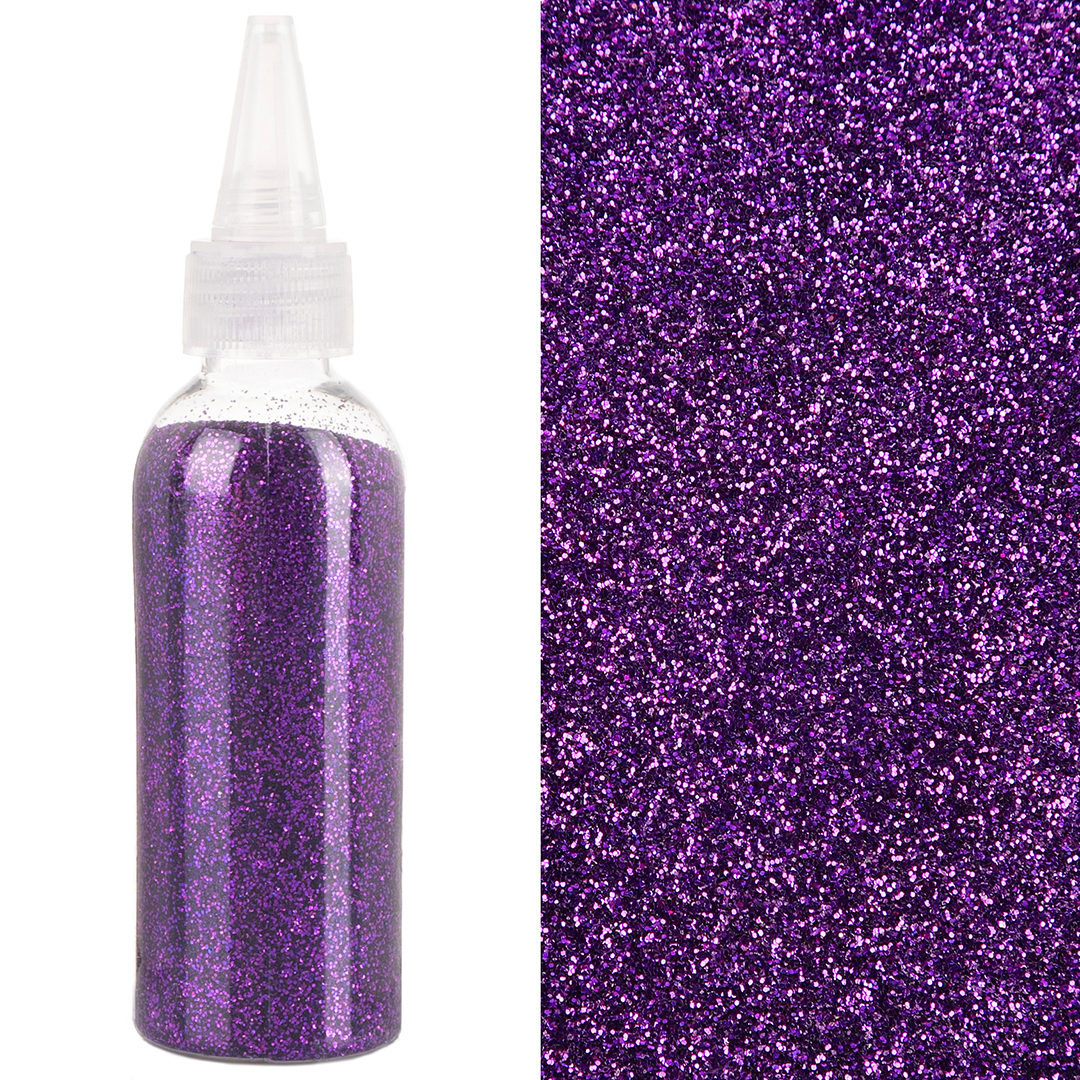 Глиттер Темно-сиреневый, 80 г.