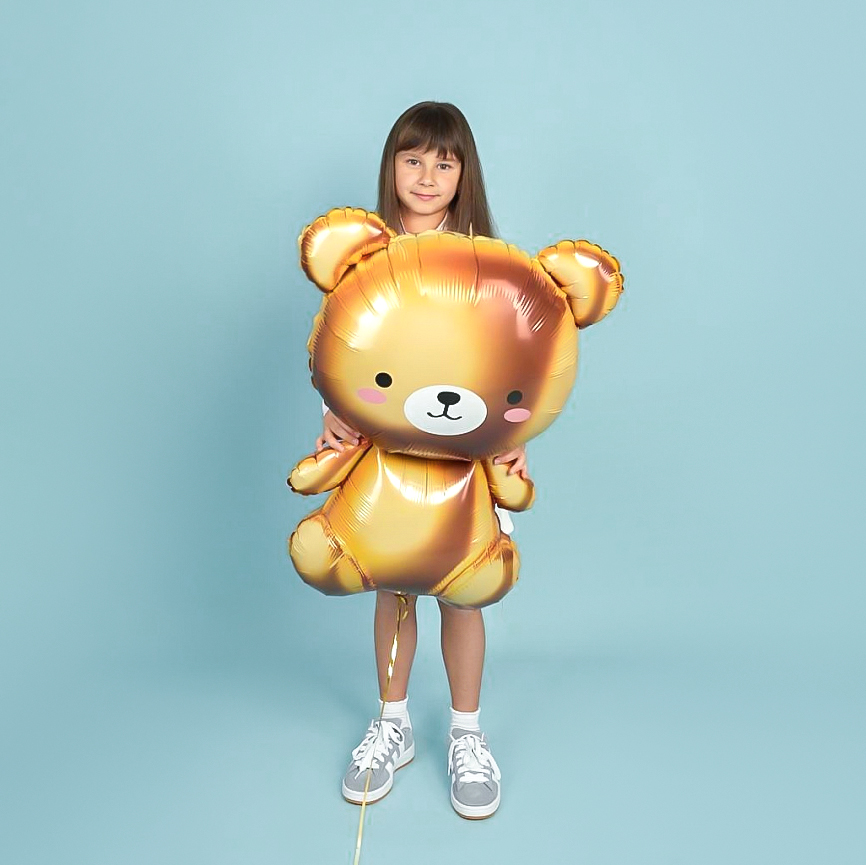 Шар (29''/74 см) Фигура, Милый мишка, 1 шт. в уп.