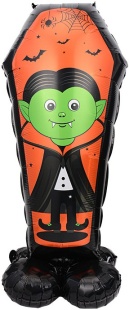 Шар 3D (39''/99 см) Фигура на подставке, Надгробие Дракулы, 1 шт. в уп.