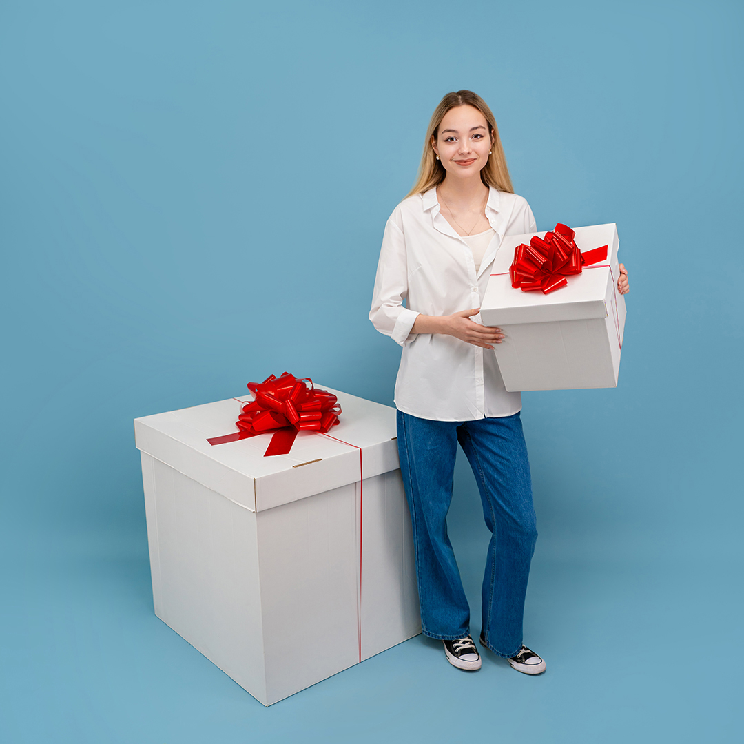 Бант Шар, Красный, Лаковый, 36 см, 1 шт. в упак. 