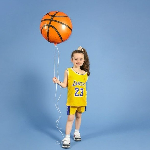 Шар (18''/46 см) Круг, Баскетбольный мяч, 1 шт.